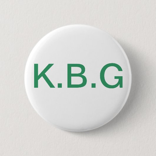 K.B.G. Knoop Ronde Button 5,7 Cm (Voorkant)