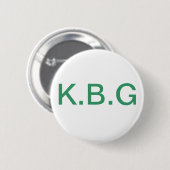 K.B.G. Knoop Ronde Button 5,7 Cm (Voorkant /achterkant)