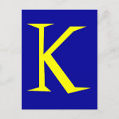 K BRIEFKAART (Voorkant)