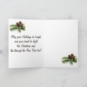 K-Cee Christmas Kaart, Vrolijk kerstfeest Kaart (Binnen)