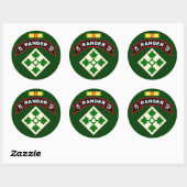 K Co., 75th Infantry Regiment - Rangers, Vietnam Ronde Sticker (Vel)