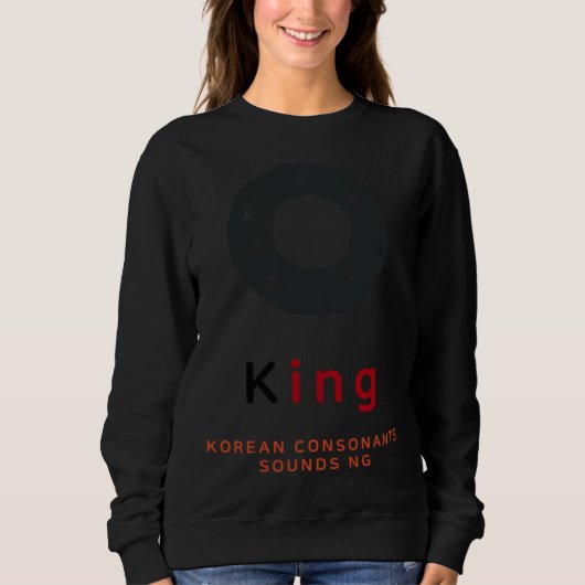 K culture Korean alphabet Hangul Consonant   14 Trui (Voorkant)