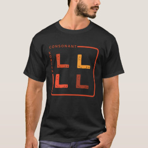 K cultuur Koreaans alfabet Hangul Consonant 1 T-shirt