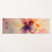 K_customize Chic Bloem Waterverf Yoga Mat (Voorkant (horizontaal))