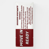 K_customize Gedetailleerde appartementen te huur v Spandoek (Verticaal)