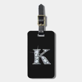 K "Diamond Bling" Bagage Label