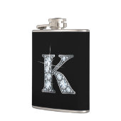 K "Diamond Bling"-fles Heupfles (Links)