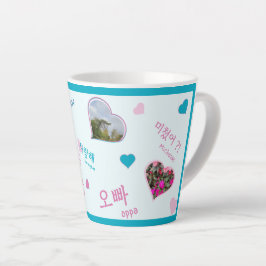 K drama 3 Photo Collage Koreaanse typografie kijke Latte Mok