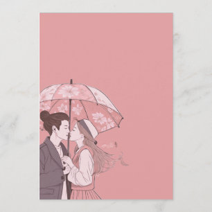 K-drama aquarel elegante aangepaste Koreaanse fand Bedankkaart