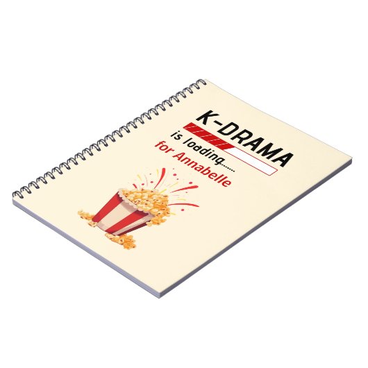 K-Drama is loading Personalized Notebook Notitieboek (Linkerzijde)