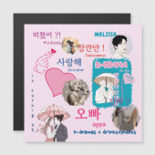 K-drama liefhebbers aangepaste foto Koreaanse dram (Voorkant / Achterkant)