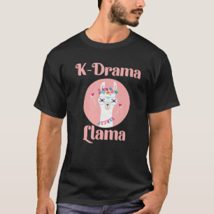 K-Drama Llama Zuid-Koreaanse vlag Kdrama Lovers Ko T-shirt