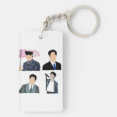 K-Drama Male Leads Sleutelhanger (achterkant)