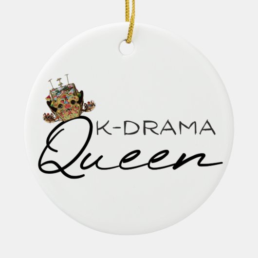 K-drama Queen Ceramic Ornament (Voorkant)