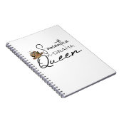 K-Drama Queen met Korean Crown Personalized Note Notitieboek (Rechterzijde)