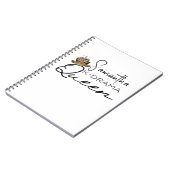 K-Drama Queen met Korean Crown Personalized Note Notitieboek (Linkerzijde)