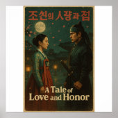 K-Drama Retro Poster – Joseon Romance (Voorkant)
