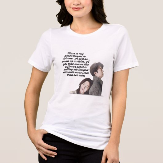 K drama Tri-Blend shirt (Voorkant)