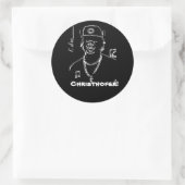 K-Dre Ronde Sticker (Tas)