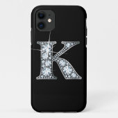K Faux Diamond Monogram Hoesje (Achterkant)