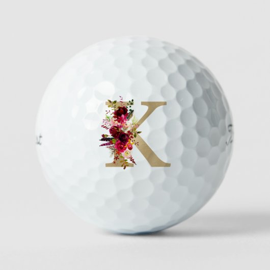K Floral Golfballen (Voorkant)