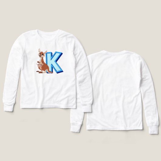 K for Kangaroo (Voorkant /achterkant)