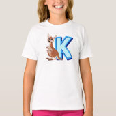 K for Kangaroo T-shirt (Voorkant)