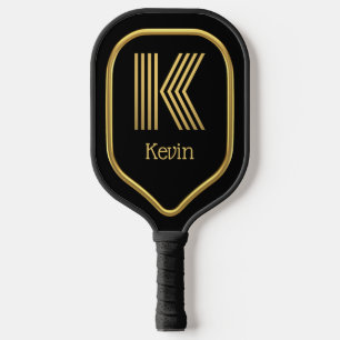 K Gold Initiaal Pickleball Paddle