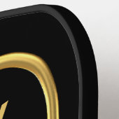 K Gold Initiaal Pickleball Paddle (Links Detail)