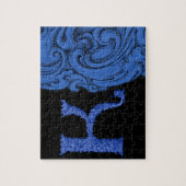 K - Het Falck Alfabet (blauw) Legpuzzel (Verticaal)