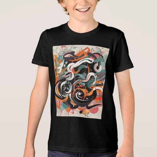 K-Hip Hop Fusion Tri-Blend Shirt (Voorkant)