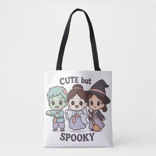 K-Horror Chibi Halloween 2025 Tote Bag (Voorkant)