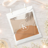 K - Initiaal Monogram Letter K Abstract ontwerp Bedankzakje (Geknipt)