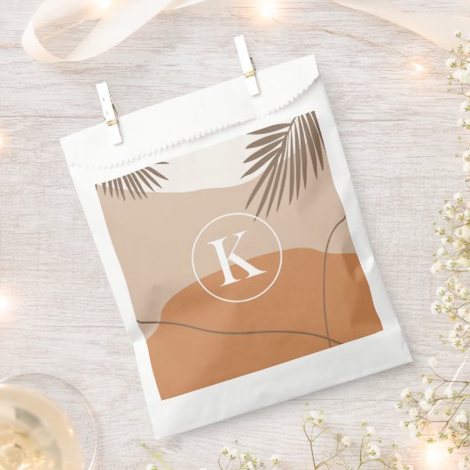 K - Initiaal Monogram Letter K Abstract ontwerp Bedankzakje (Geknipt)