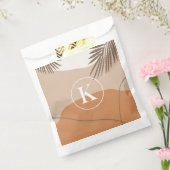 K - Initiaal Monogram Letter K Abstract ontwerp Bedankzakje (Gezegeld)