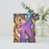 K is Kangaroo Briefkaart (Staand voorkant)