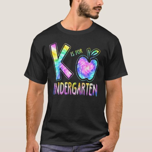 K is voor de leerling van de kinderarts de kleurst t-shirt (Voorkant)
