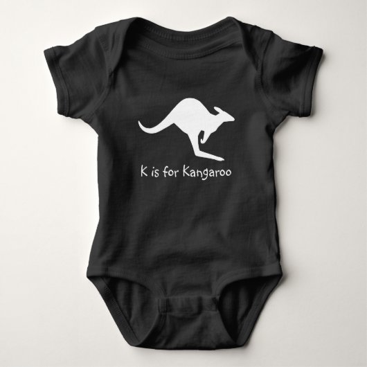 K is voor Kangaroo Romper (Voorkant)