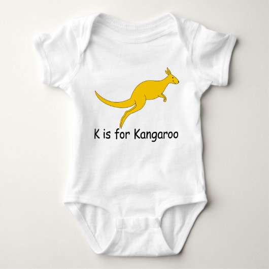 K is voor Kangaroo T-Shirt (Voorkant)