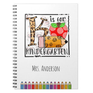 K is voor Kindergarten Naam Notitieboek