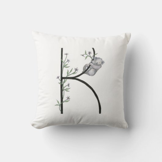 K is voor Koala en Kalamis Pillow! Kussen (Voorkant)
