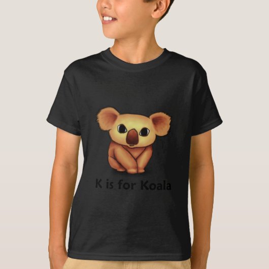 K is voor Koala T-shirt (Voorkant)