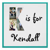 K is voor Naam Poster (Voorkant)