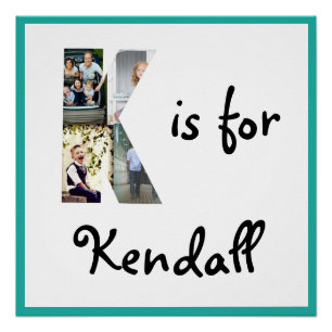 K is voor Naam Poster