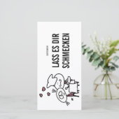 K&K Gutschein | Kochen Feestdagenkaart (Staand voorkant)