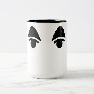 K.K. Slider eyes mug Tweekleurige Koffiemok