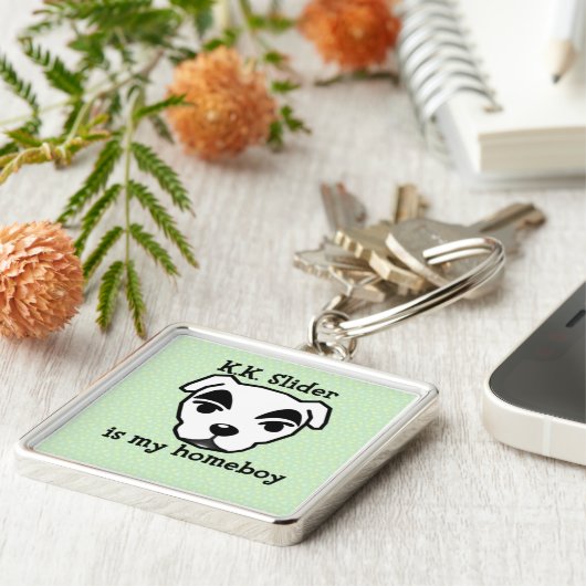 K.K. Slider is my homeboy key chain Sleutelhanger (Zijkant)