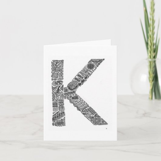 K-Kaart Notitiekaartje (Voorkant)