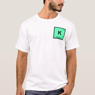 K - Kalamazoo Michigan Scheikunde Periodiek Systee T-shirt