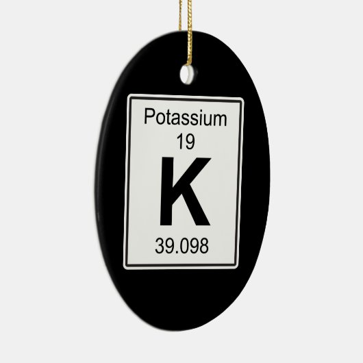 K - Kalium Keramisch Ornament (Rechts)